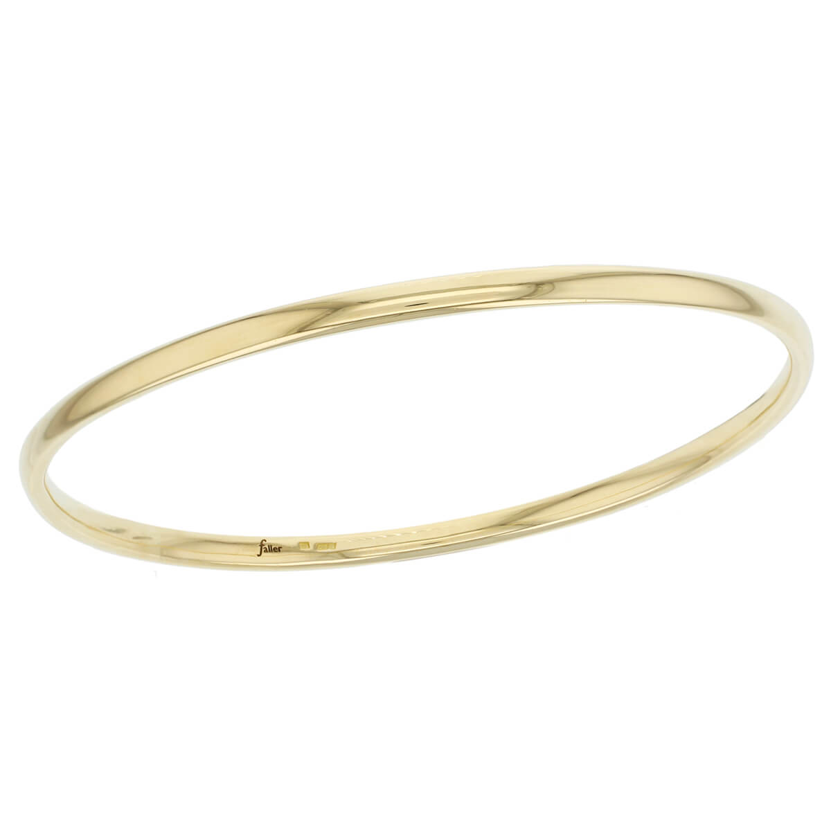 solid 18ct gold bangle